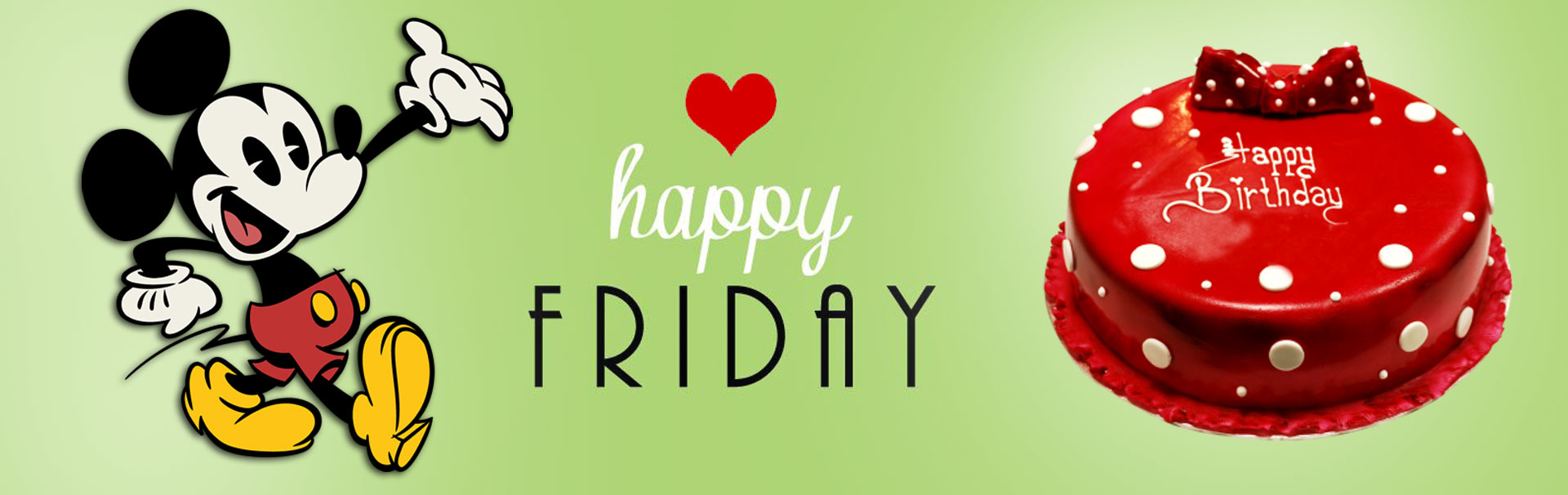 Welcome to Friday in cakes on hand